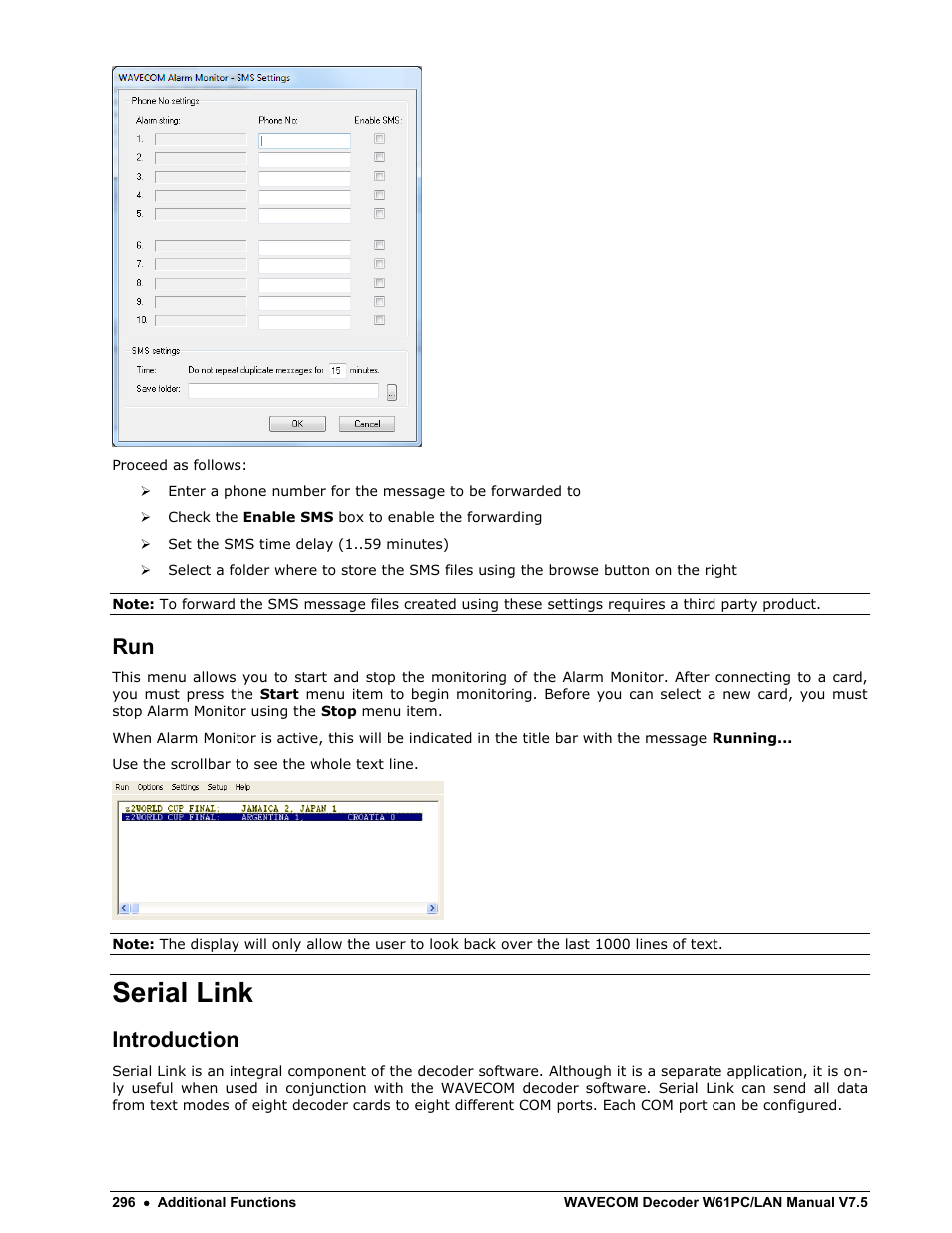 Serial link, Introduction | Wavecom W61PC V7.5.0 User Manual | Page 306 / 353