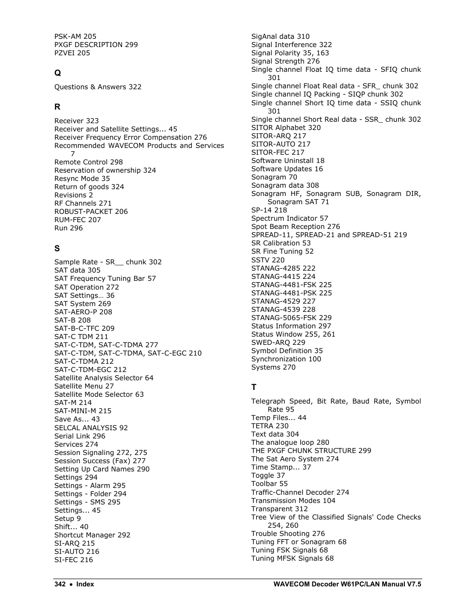 Wavecom W61PC V7.5.0 User Manual | Page 352 / 353