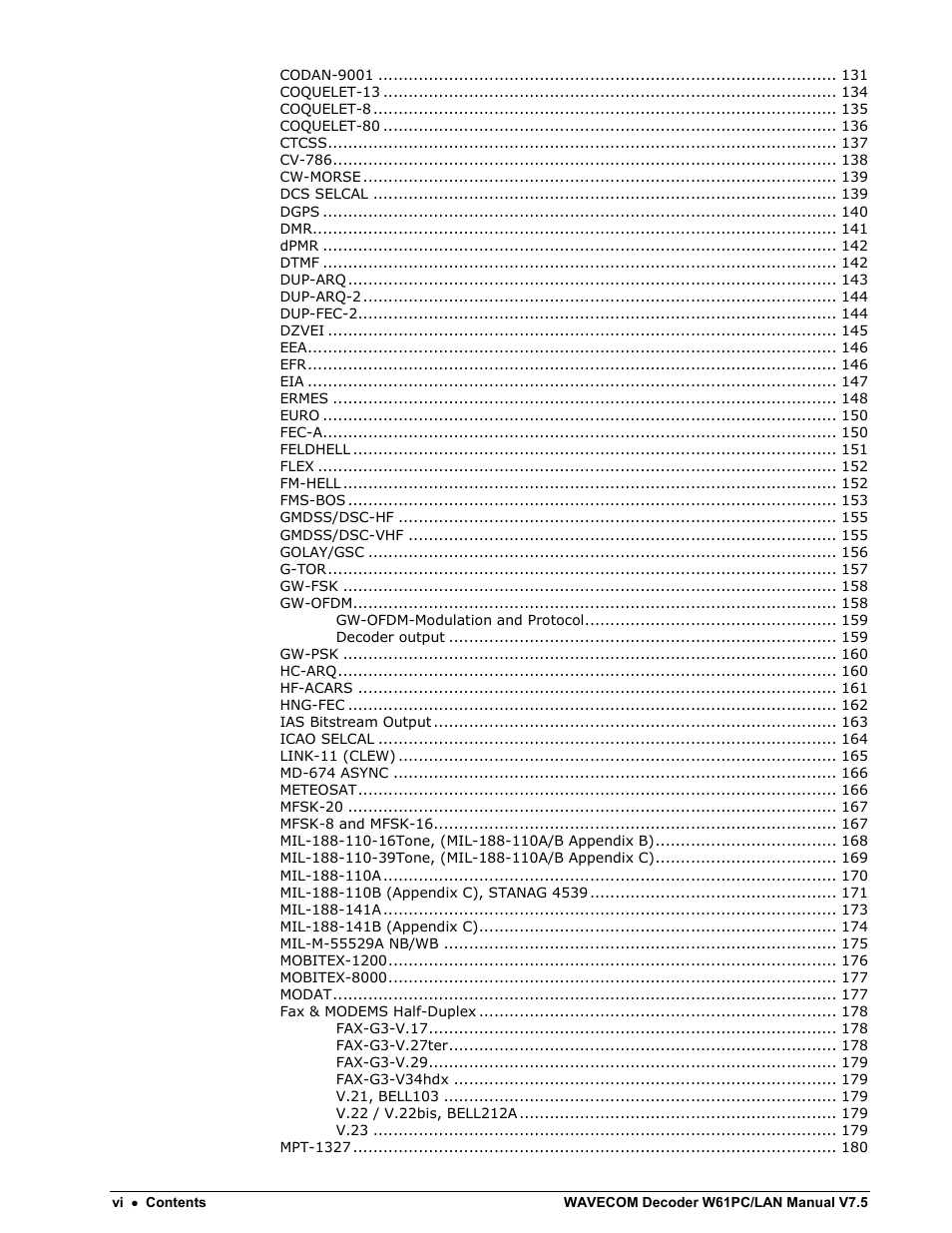 Wavecom W61PC V7.5.0 User Manual | Page 6 / 353