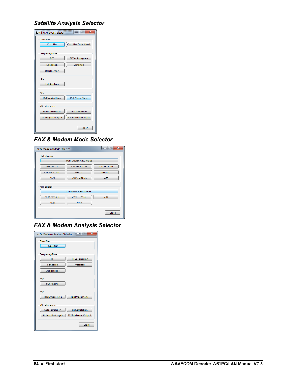 Wavecom W61PC V7.5.0 User Manual | Page 74 / 353