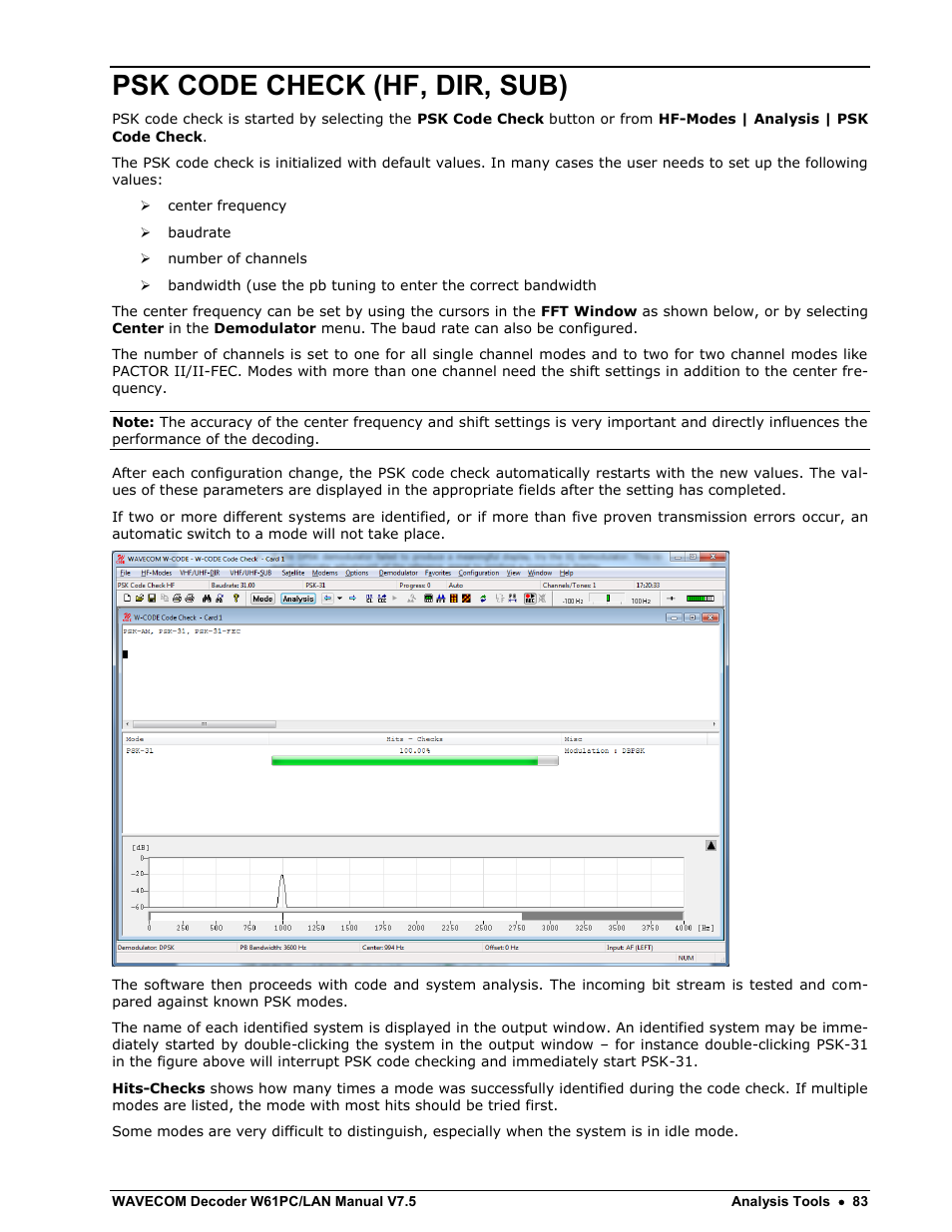 Psk code check (hf, dir, sub) | Wavecom W61PC V7.5.0 User Manual | Page 93 / 353