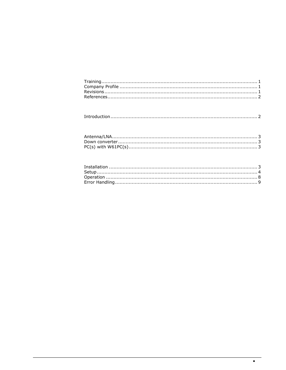Wavecom EasySatSystem (W61PC) V1.2.00 User Manual | Page 3 / 17