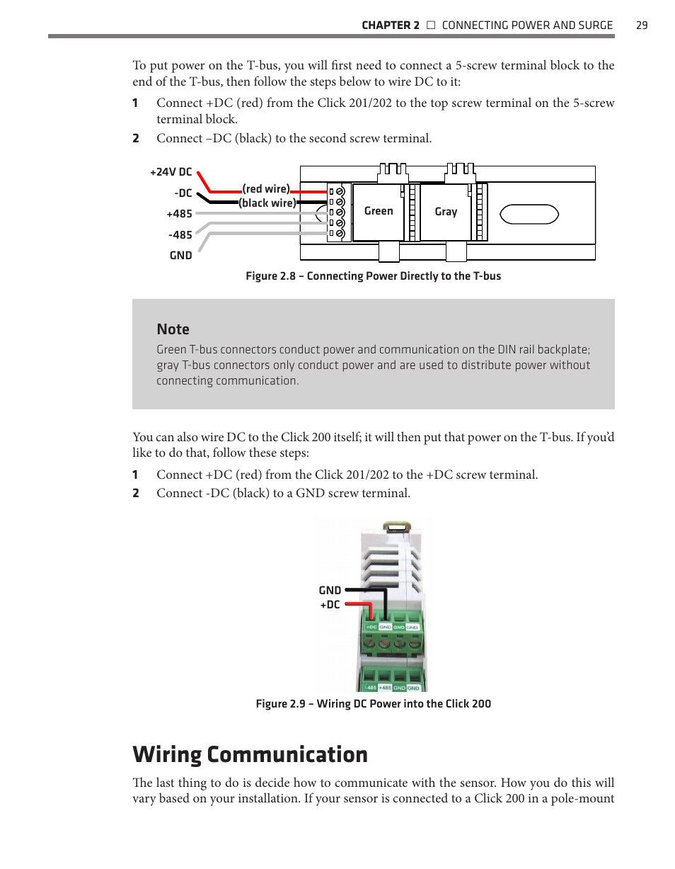 Wiring communication | Wavetronix SmartSensor HD (101-0415) - User Guide User Manual | Page 30 / 89