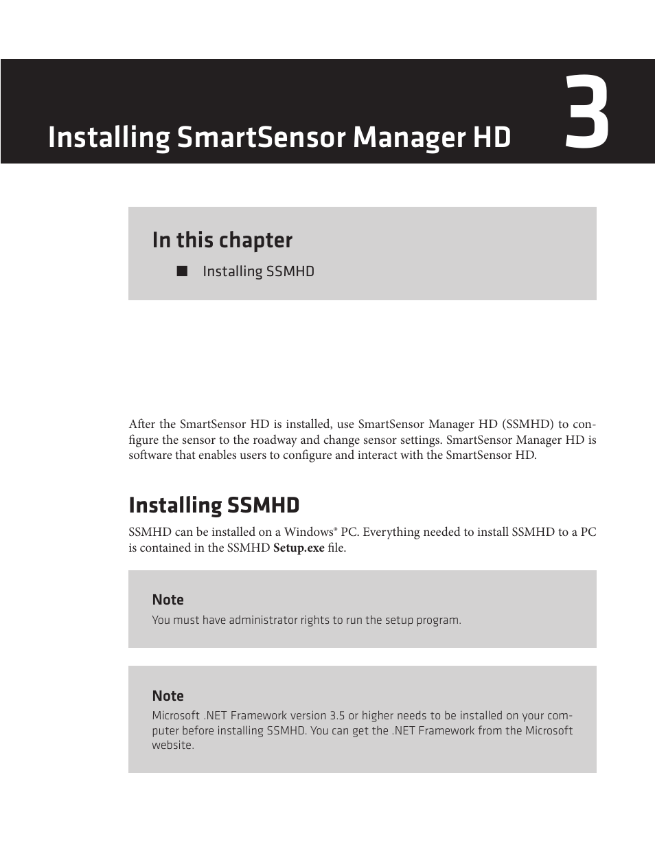 Installing smartsensor manager hd | Wavetronix SmartSensor HD (101-0415) - User Guide User Manual | Page 34 / 89