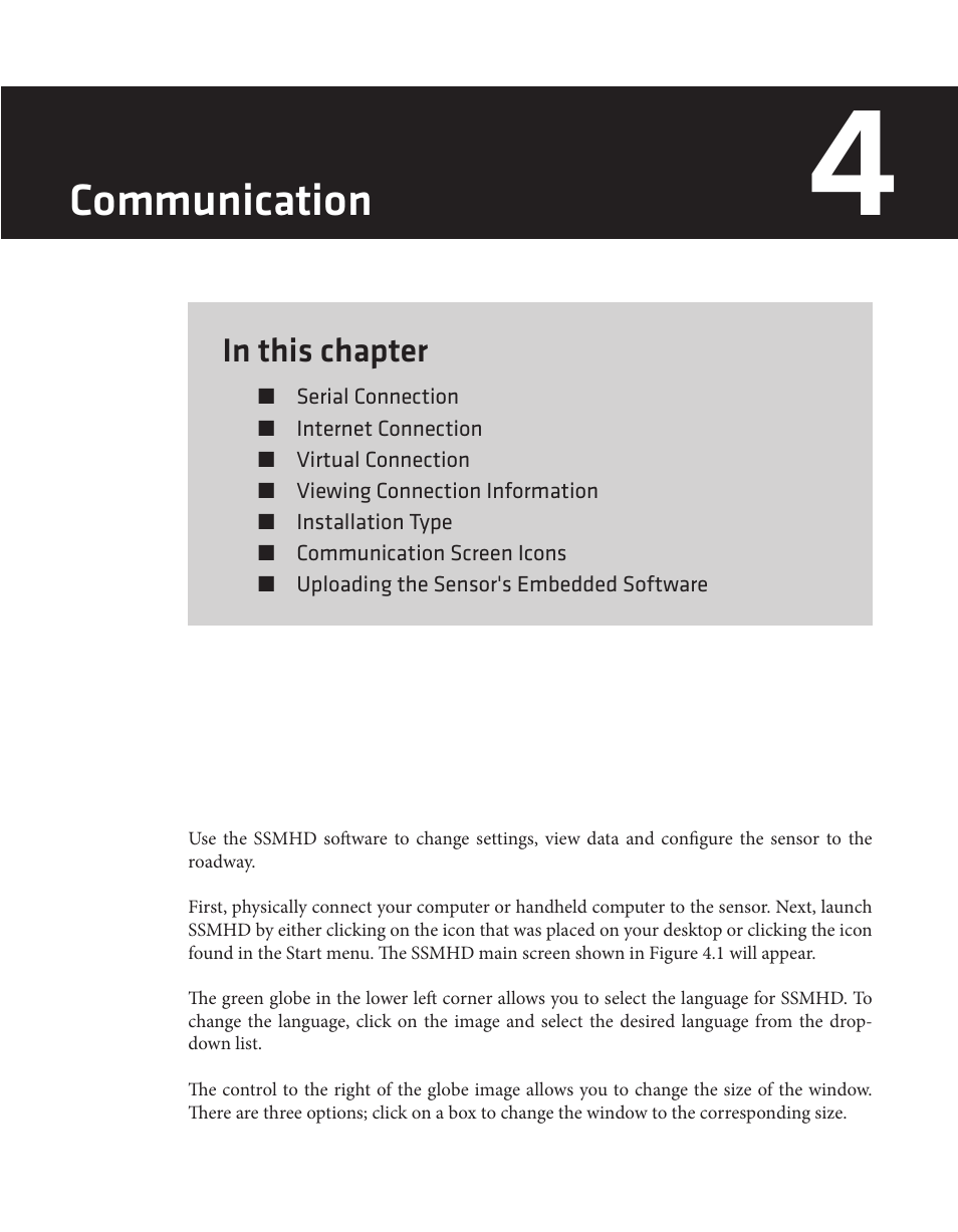 Communication | Wavetronix SmartSensor HD (101-0415) - User Guide User Manual | Page 38 / 89