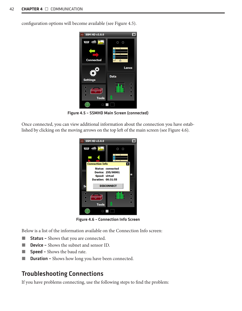 Troubleshooting connections | Wavetronix SmartSensor HD (101-0415) - User Guide User Manual | Page 43 / 89