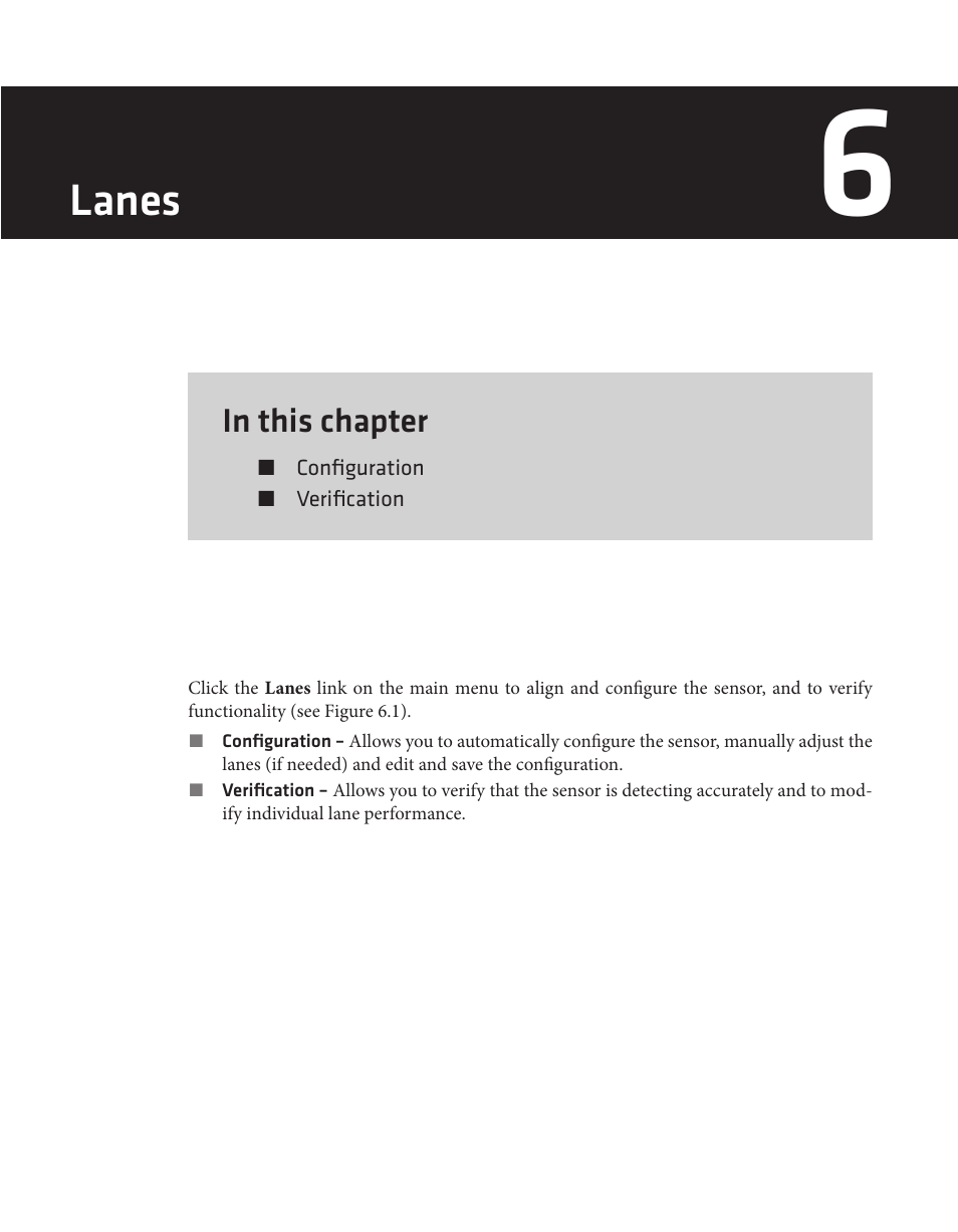 Lanes | Wavetronix SmartSensor HD (101-0415) - User Guide User Manual | Page 54 / 89