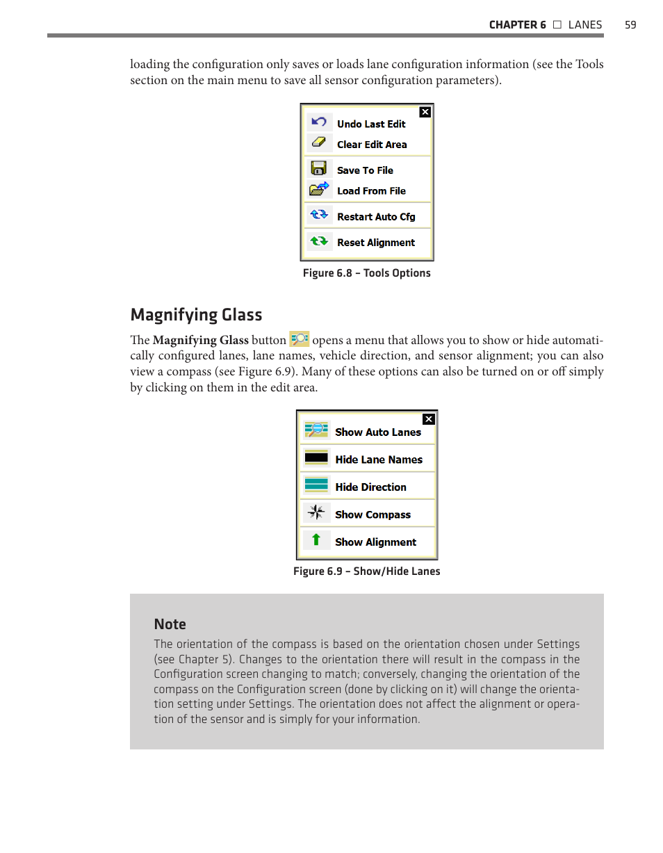 Magnifying glass | Wavetronix SmartSensor HD (101-0415) - User Guide User Manual | Page 60 / 89