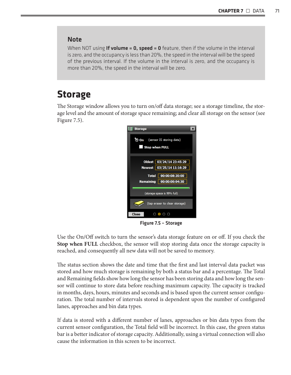 Storage | Wavetronix SmartSensor HD (101-0415) - User Guide User Manual | Page 72 / 89