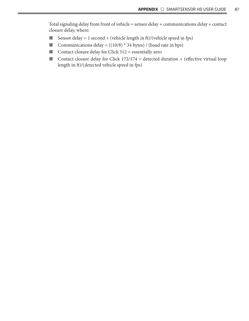 Wavetronix SmartSensor HD (101-0415) - User Guide User Manual | Page 88 / 89