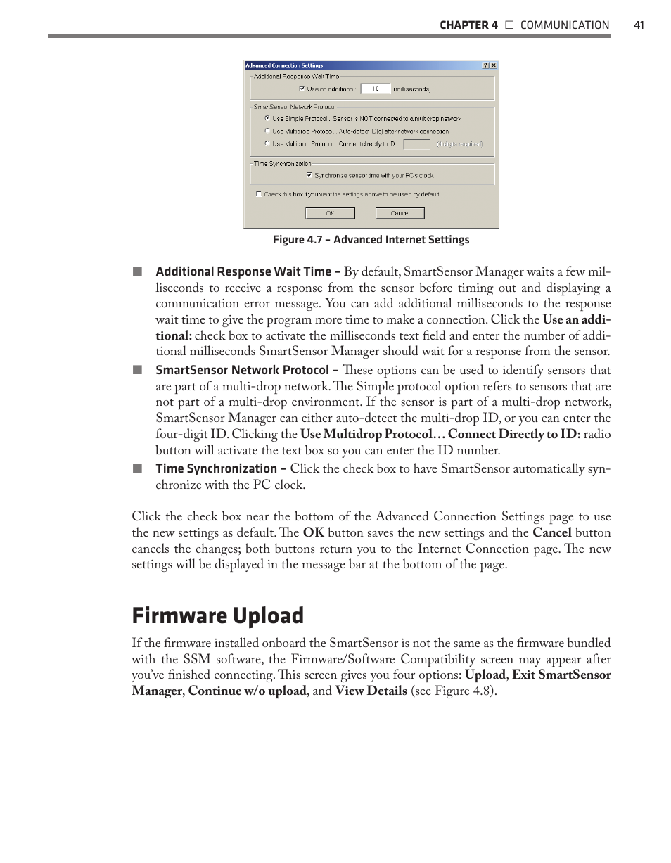 Firmware upload | Wavetronix SmartSensor 105 (SS-105) - User Guide User Manual | Page 42 / 99