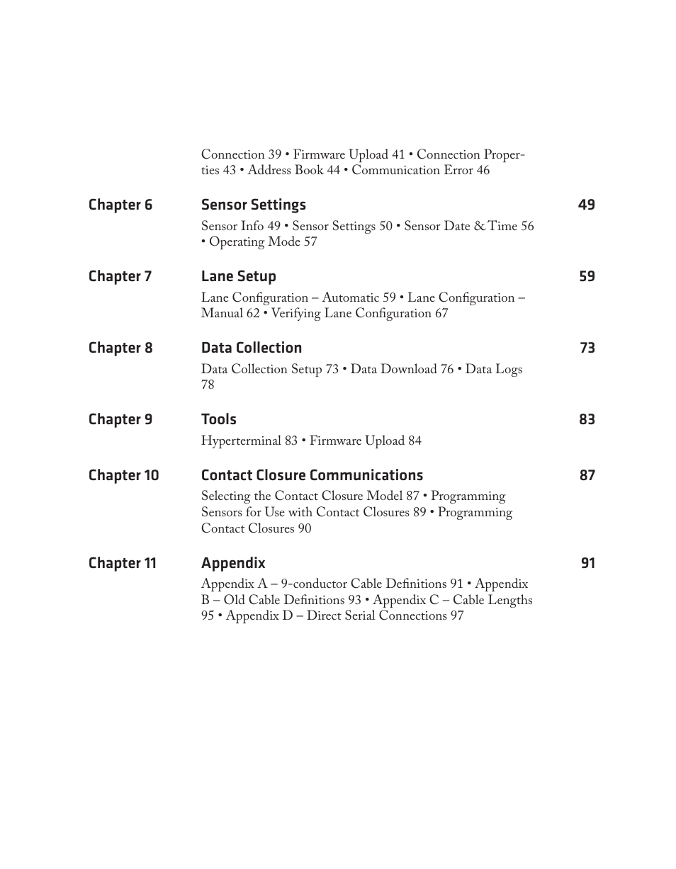 Wavetronix SmartSensor 105 (SS-105) - User Guide User Manual | Page 5 / 99