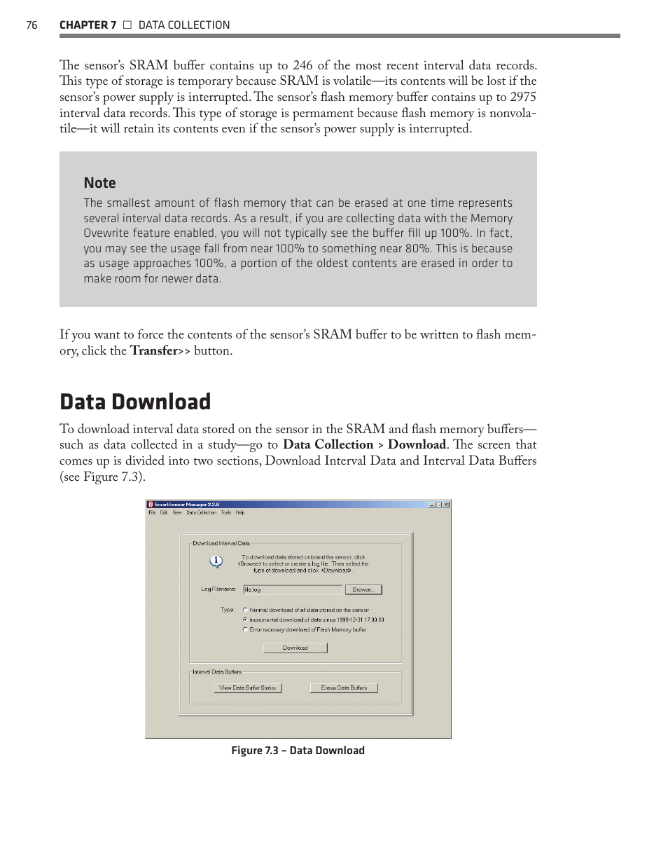 Data download | Wavetronix SmartSensor 105 (SS-105) - User Guide User Manual | Page 77 / 99