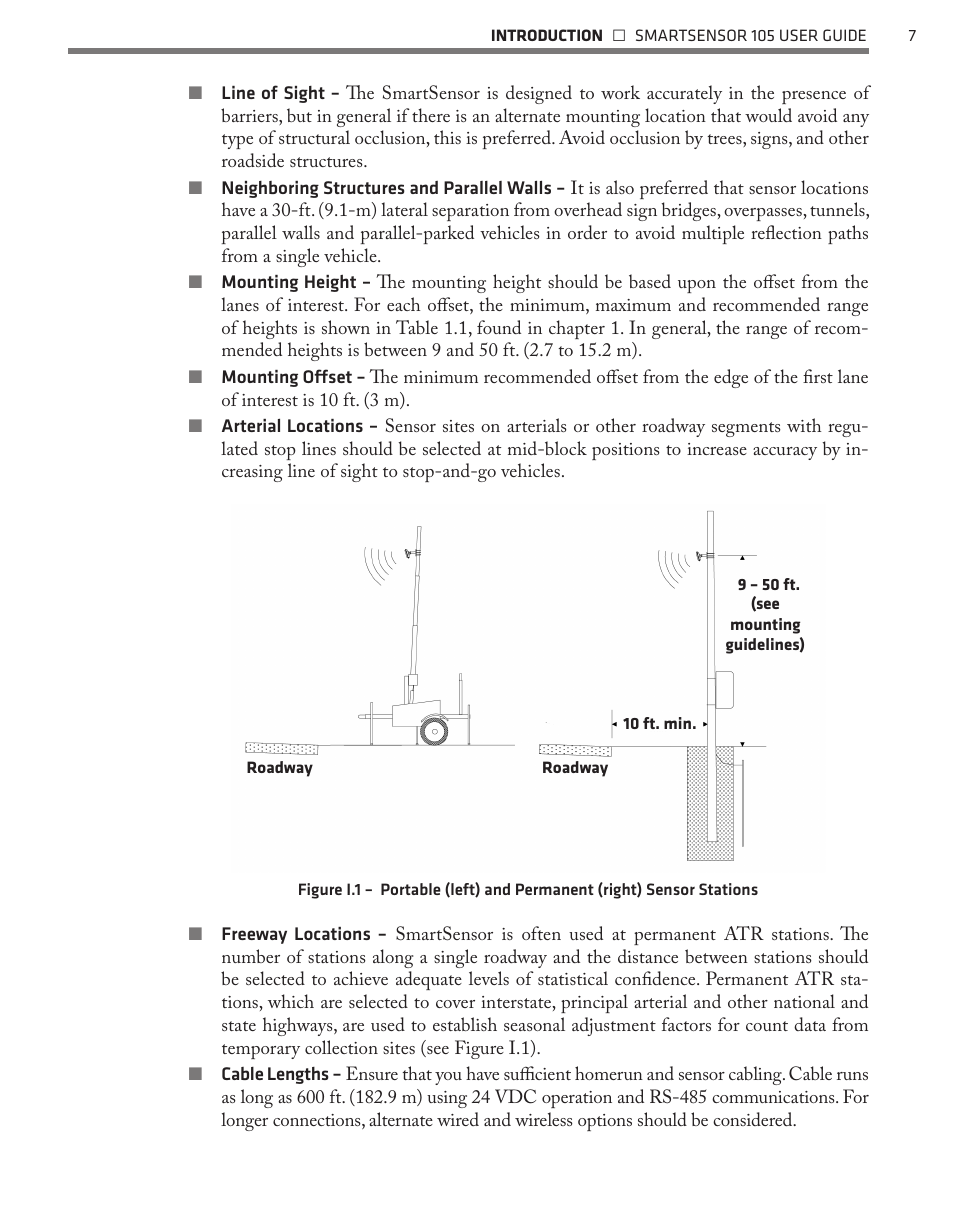 Wavetronix SmartSensor 105 (SS-105) - User Guide User Manual | Page 8 / 99