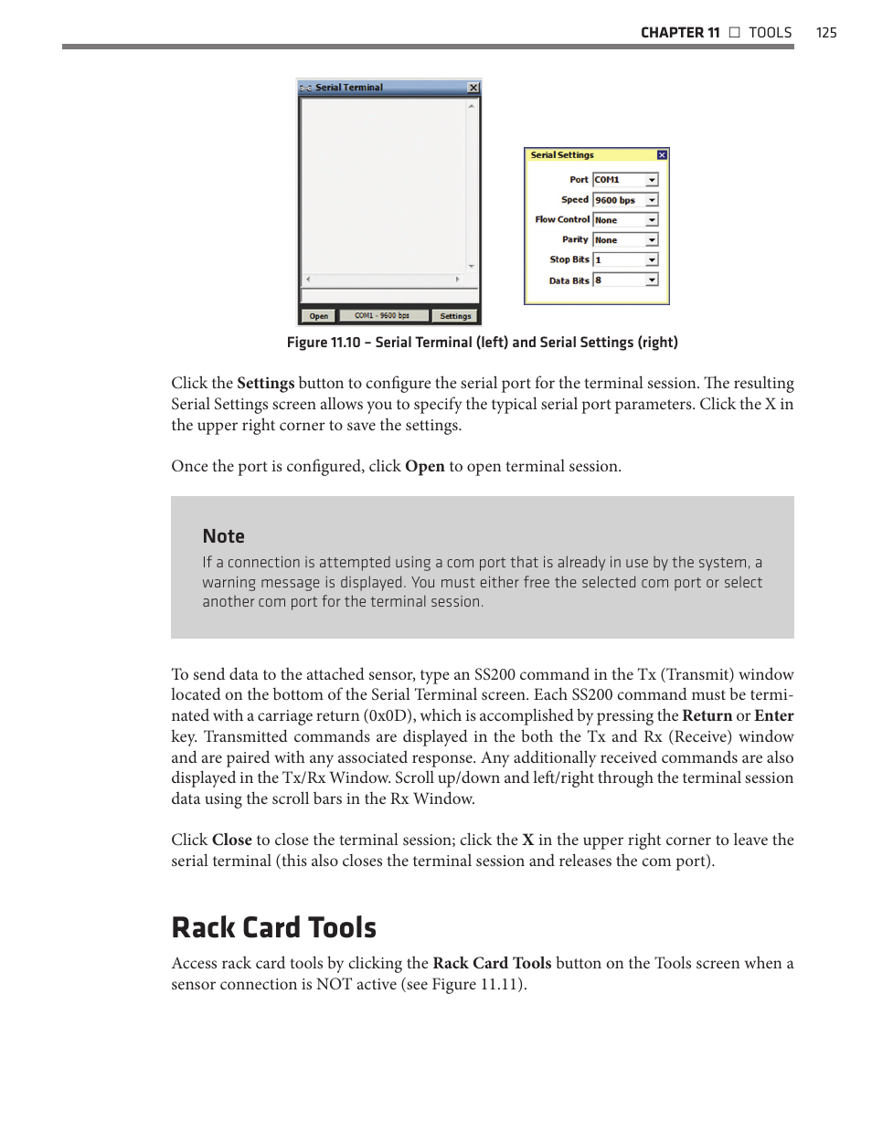 Rack card tools | Wavetronix SmartSensor Advance Extended Range (SS-200E) - User Guide User Manual | Page 126 / 148