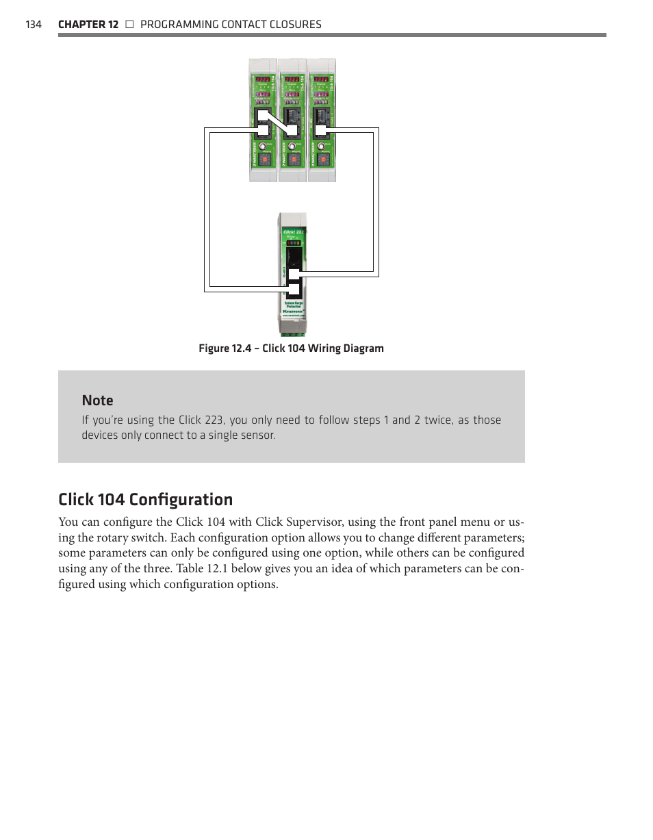 Click 104 configuration | Wavetronix SmartSensor Advance Extended Range (SS-200E) - User Guide User Manual | Page 135 / 148
