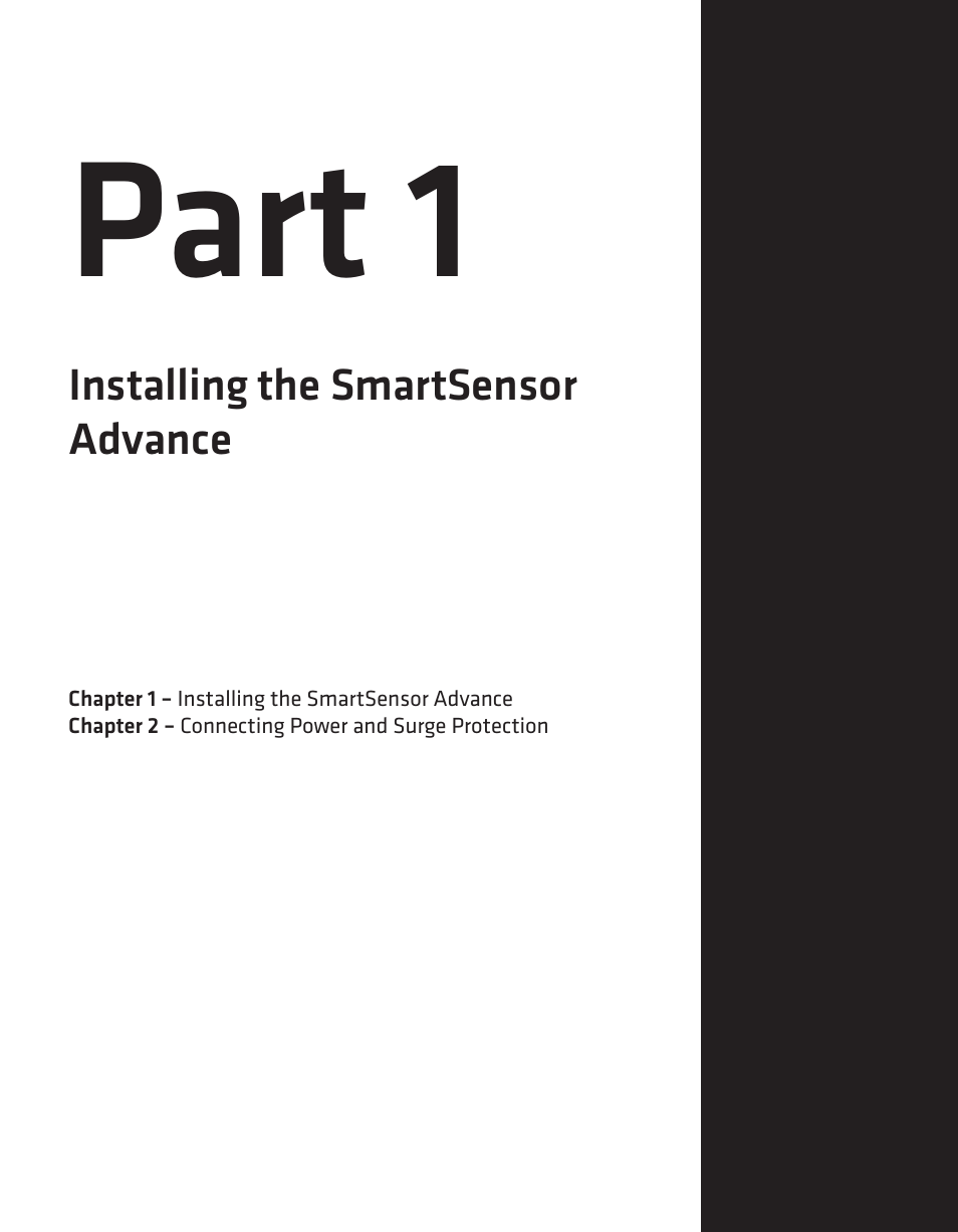 Part 1 | Wavetronix SmartSensor Advance Extended Range (SS-200E) - User Guide User Manual | Page 14 / 148