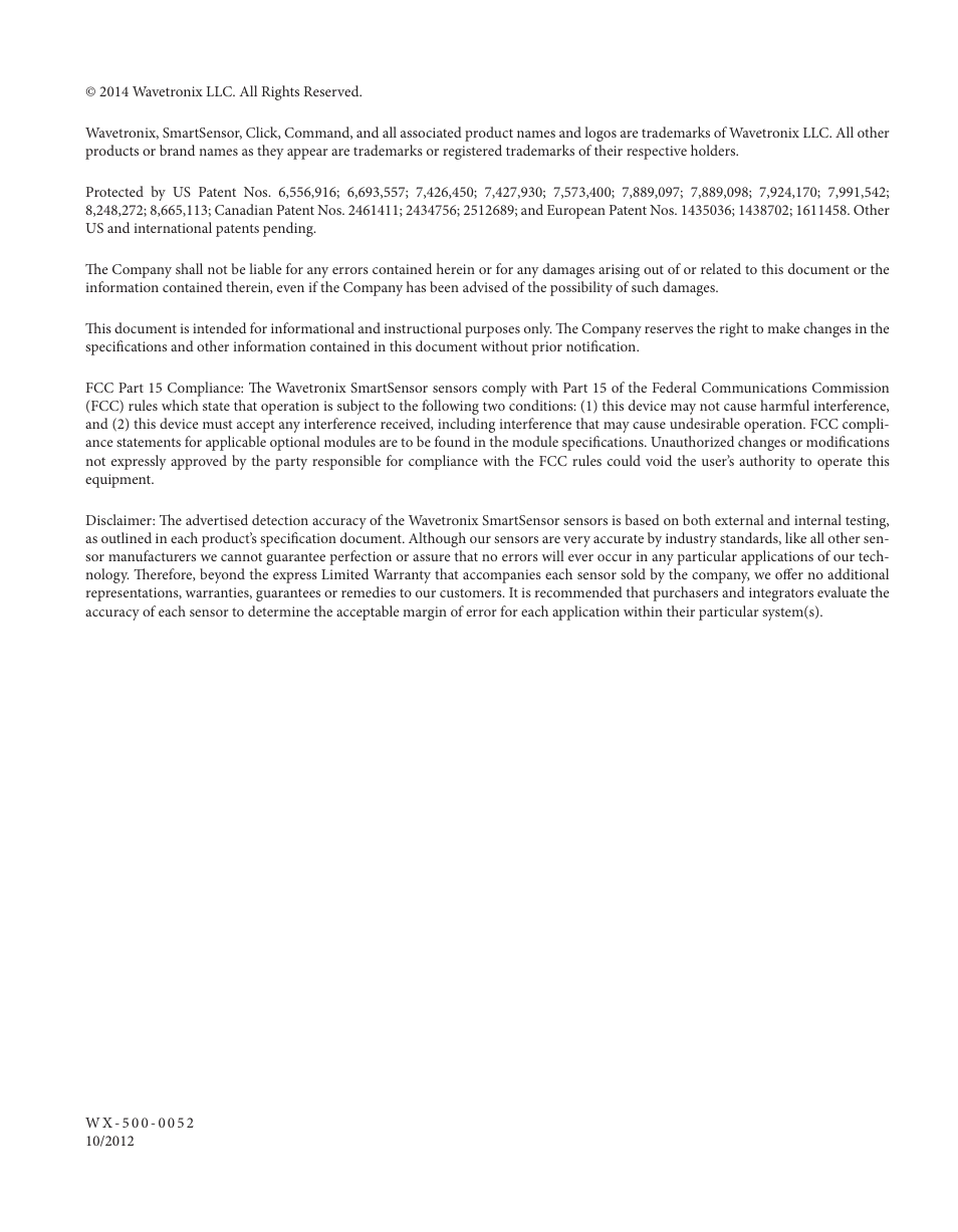 Wavetronix SmartSensor Advance Extended Range (SS-200E) - User Guide User Manual | Page 3 / 148