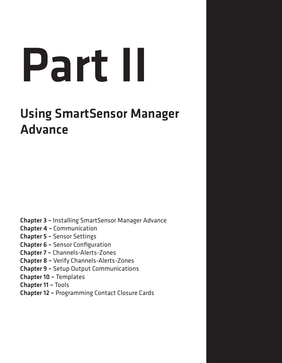Part ii, Using smartsensor manager advance | Wavetronix SmartSensor Advance Extended Range (SS-200E) - User Guide User Manual | Page 38 / 148