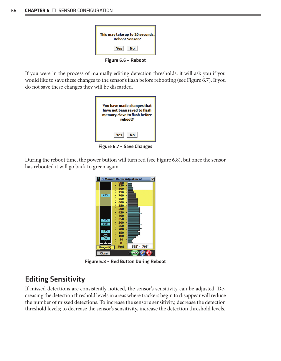 Editing sensitivity | Wavetronix SmartSensor Advance Extended Range (SS-200E) - User Guide User Manual | Page 67 / 148