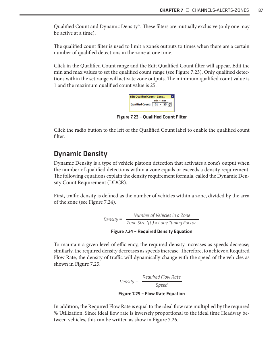 Dynamic density | Wavetronix SmartSensor Advance Extended Range (SS-200E) - User Guide User Manual | Page 88 / 148