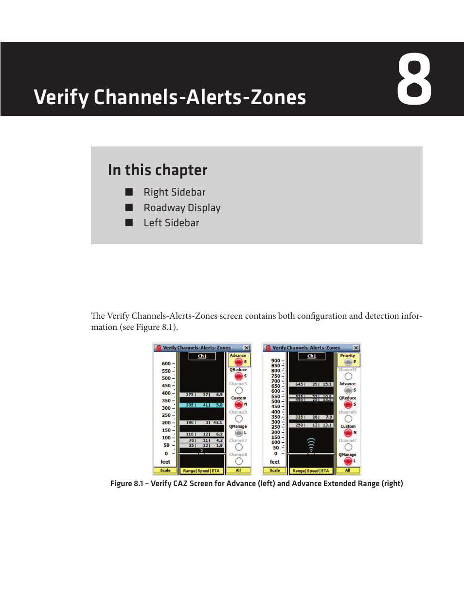 Verify channels-alerts-zones | Wavetronix SmartSensor Advance Extended Range (SS-200E) - User Guide User Manual | Page 92 / 148