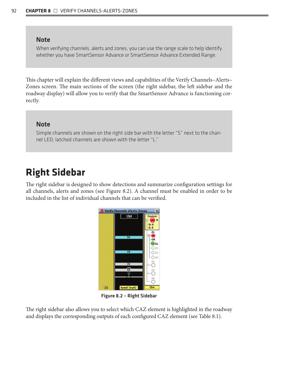 Right sidebar | Wavetronix SmartSensor Advance Extended Range (SS-200E) - User Guide User Manual | Page 93 / 148
