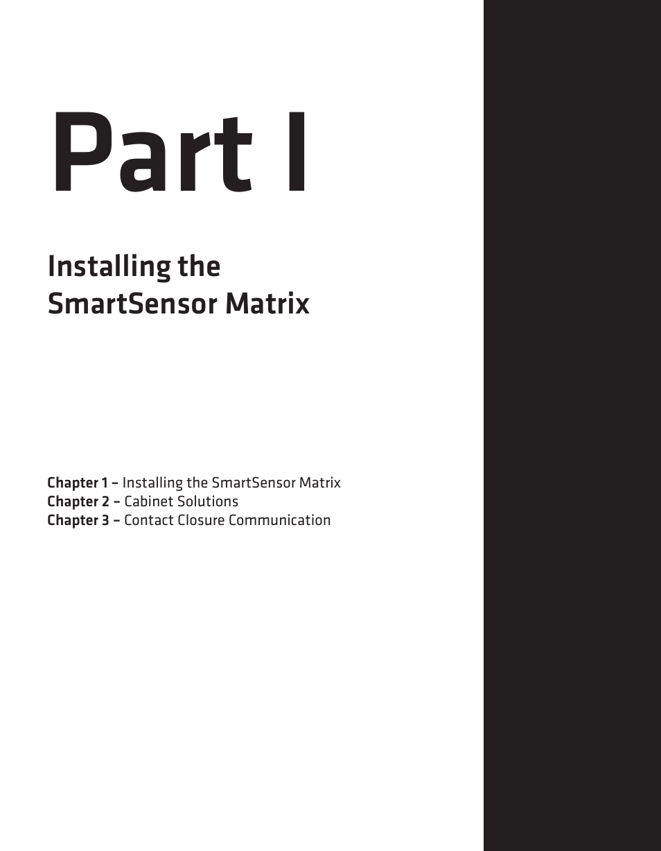 Part i | Wavetronix SmartSensor Matrix (SS-225) - User Guide User Manual | Page 12 / 117