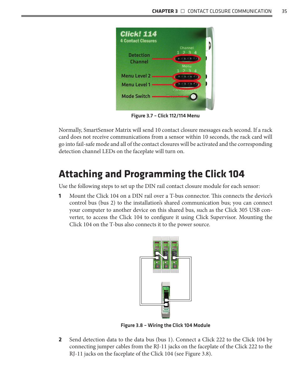 Attaching and programming the click 104 | Wavetronix SmartSensor Matrix (SS-225) - User Guide User Manual | Page 36 / 117