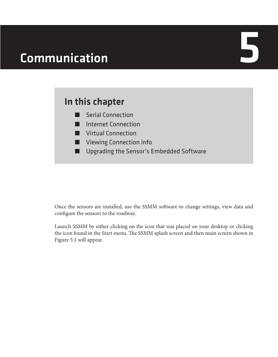 Communication | Wavetronix SmartSensor Matrix (SS-225) - User Guide User Manual | Page 50 / 117