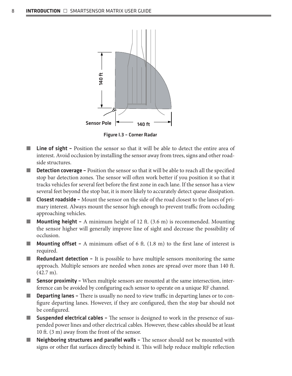 Wavetronix SmartSensor Matrix (SS-225) - User Guide User Manual | Page 9 / 117