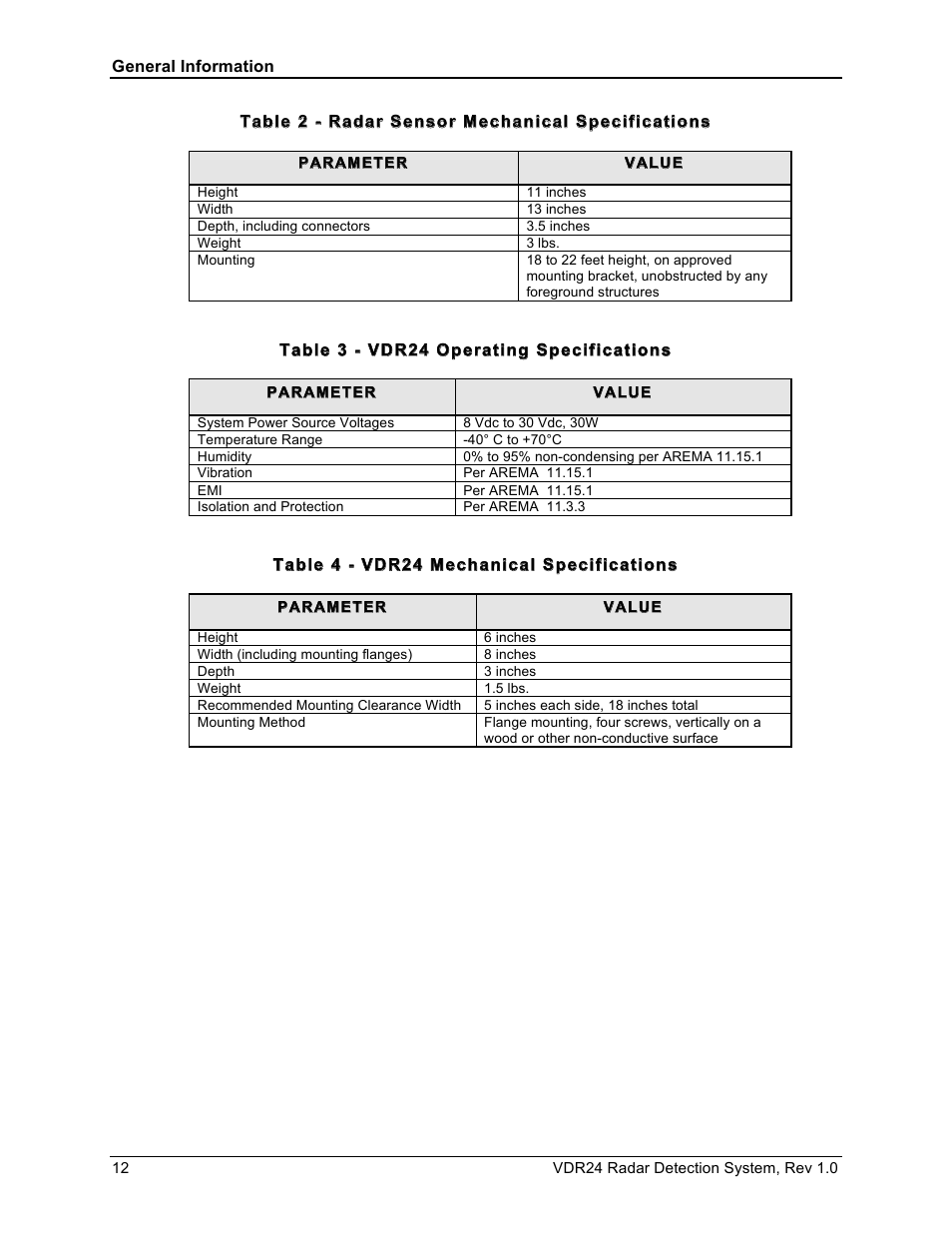 Wavetronix VDR24 Radar User Manual | Page 12 / 78