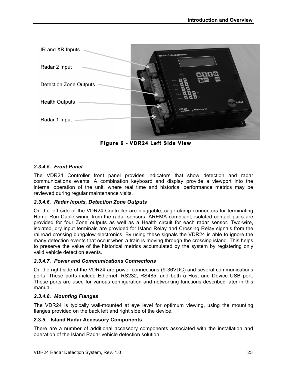 Wavetronix VDR24 Radar User Manual | Page 23 / 78