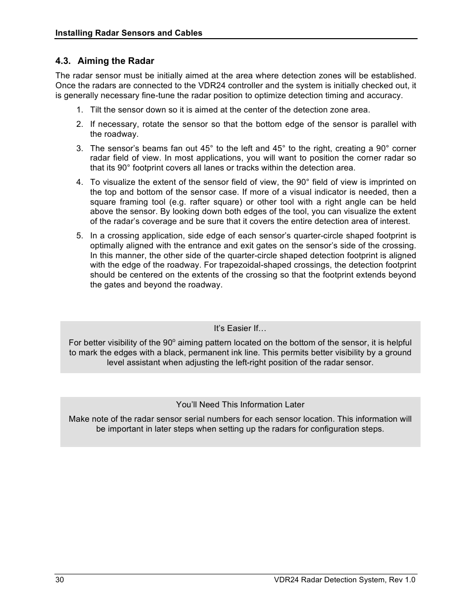 Wavetronix VDR24 Radar User Manual | Page 30 / 78