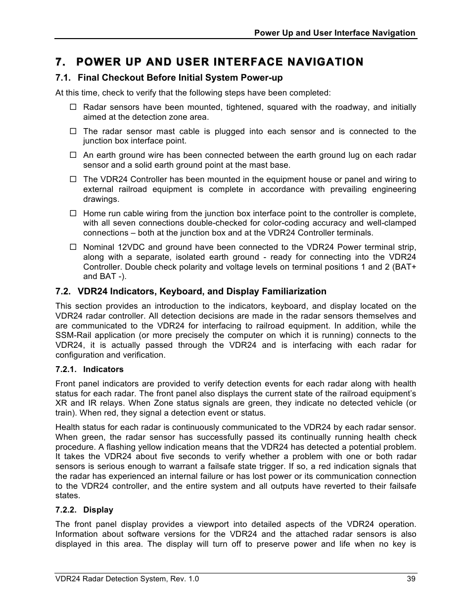 Wavetronix VDR24 Radar User Manual | Page 39 / 78