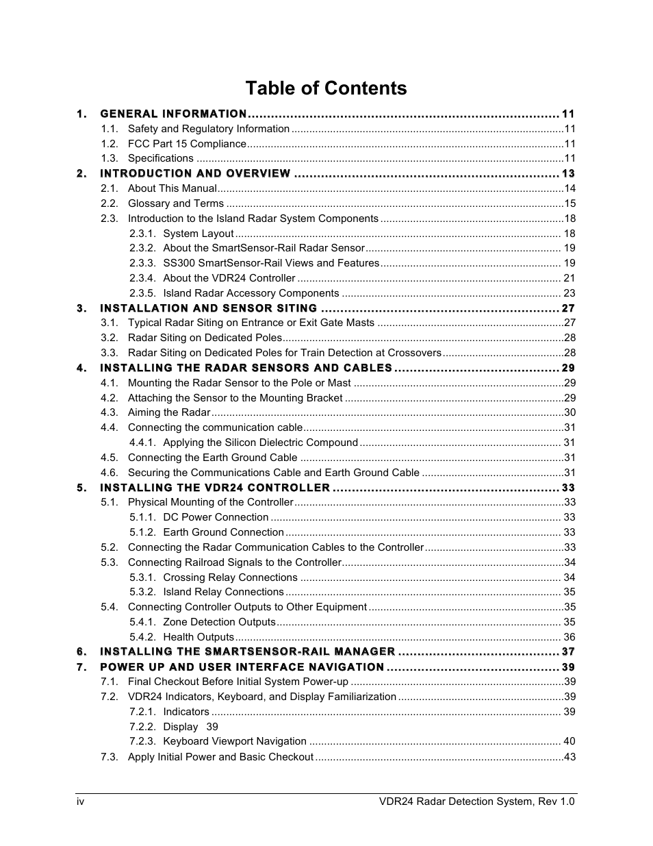 Wavetronix VDR24 Radar User Manual | Page 4 / 78