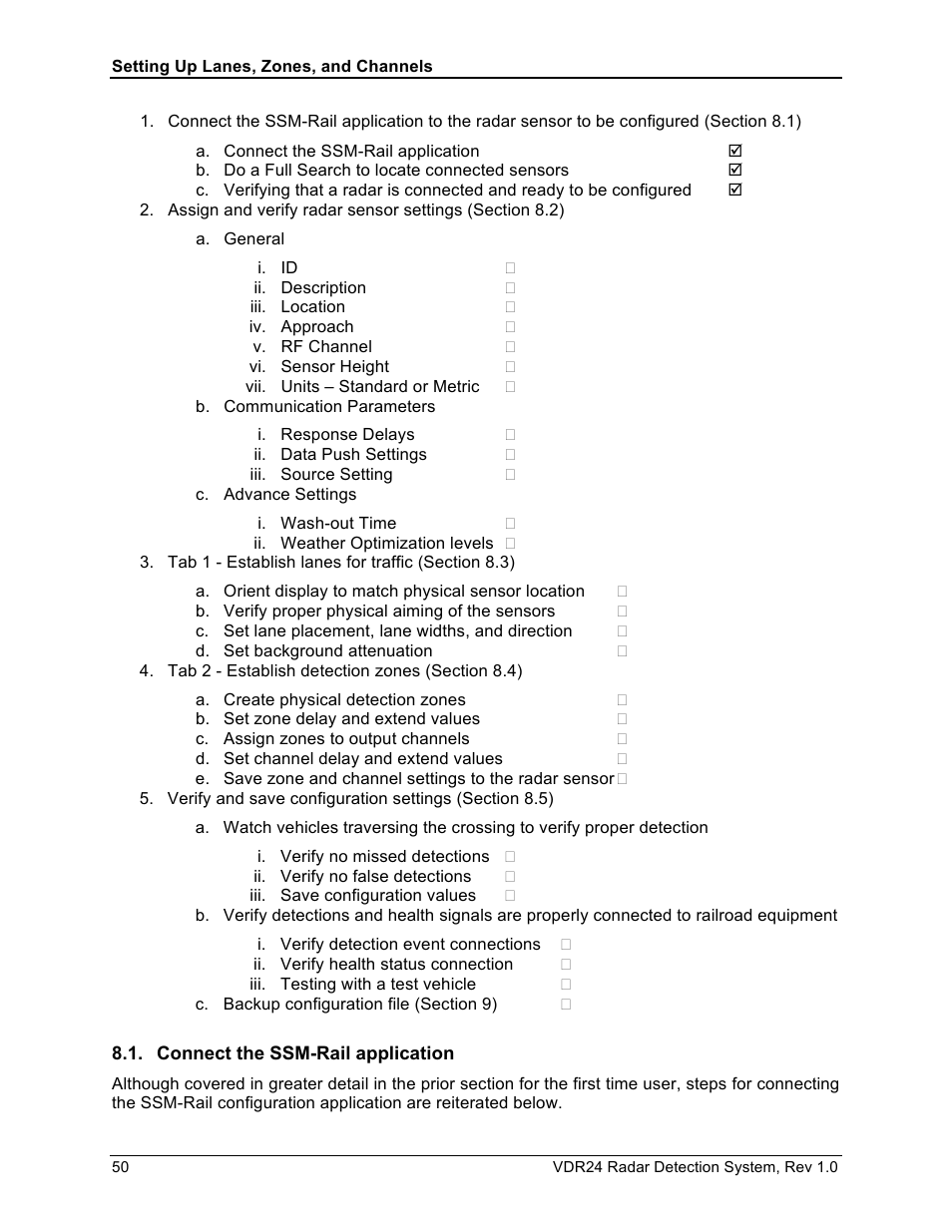 Wavetronix VDR24 Radar User Manual | Page 50 / 78