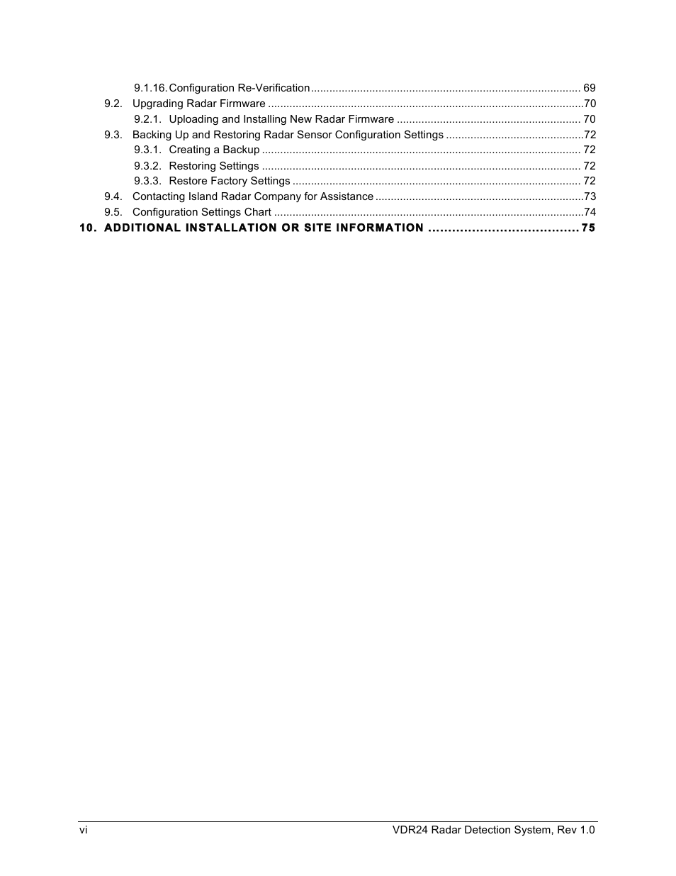 Wavetronix VDR24 Radar User Manual | Page 6 / 78