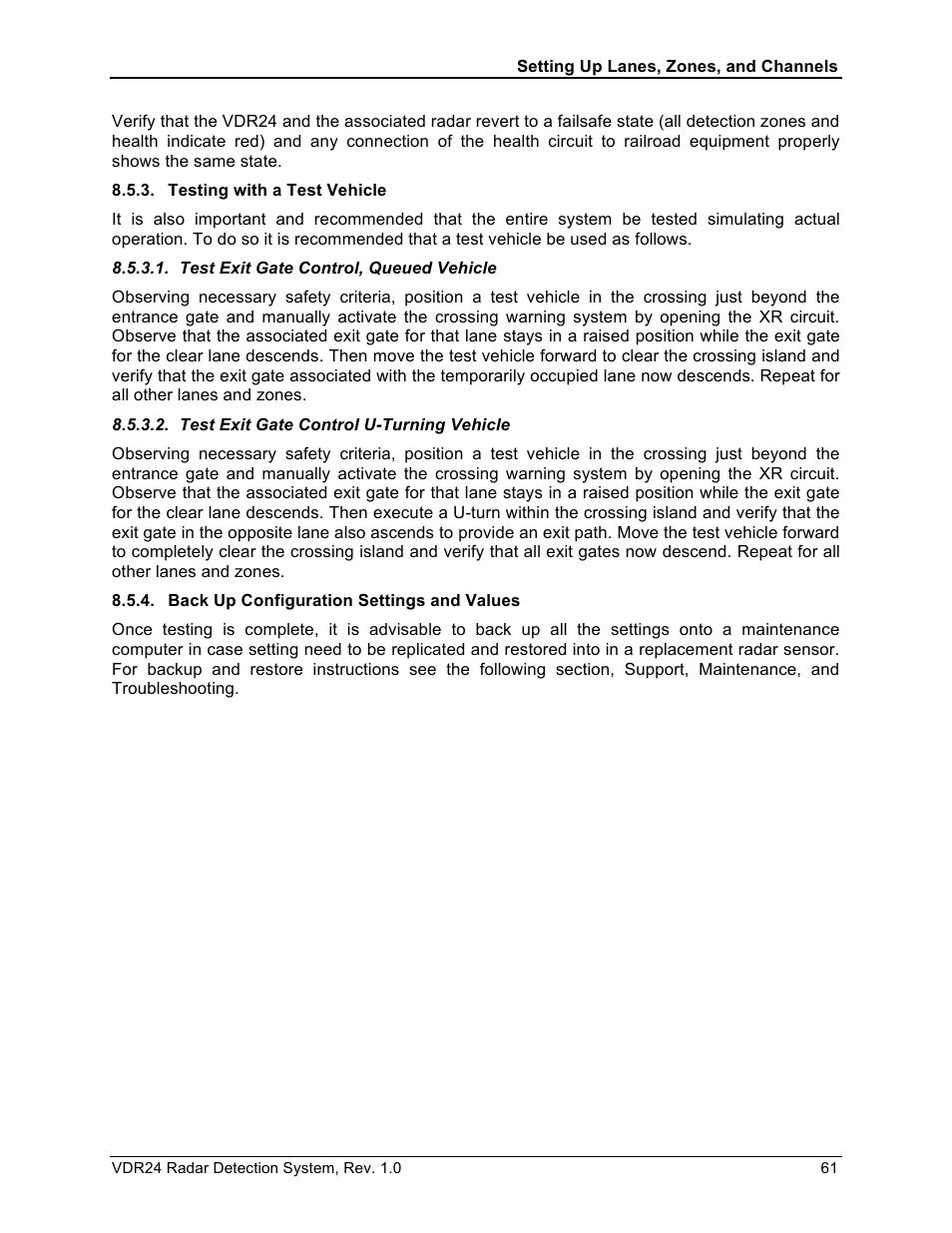 Wavetronix VDR24 Radar User Manual | Page 61 / 78