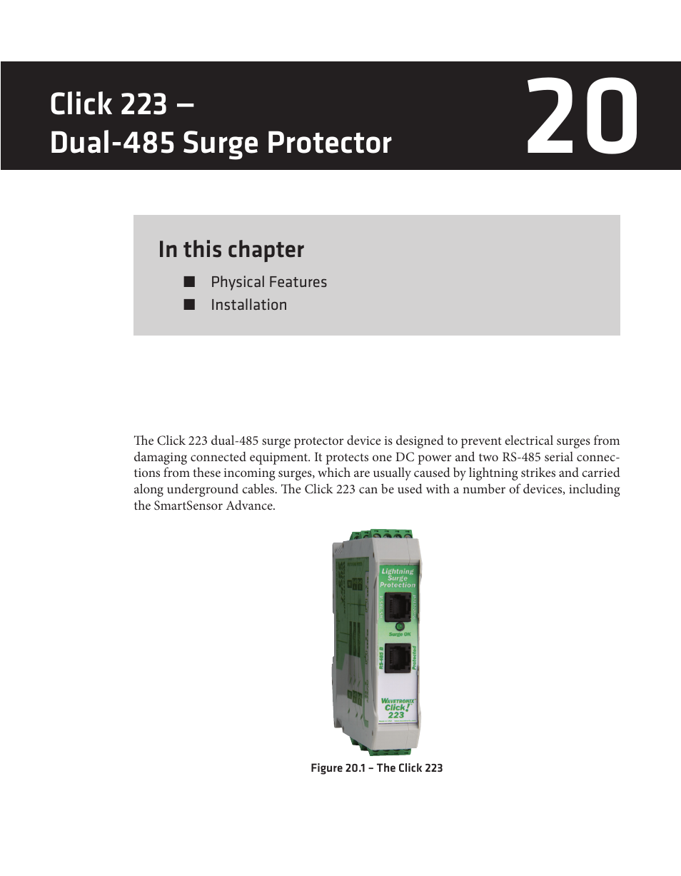 Wavetronix Click 400 (900 MHz radio) (CLK-400) - User Guide User Manual | Page 176 / 260