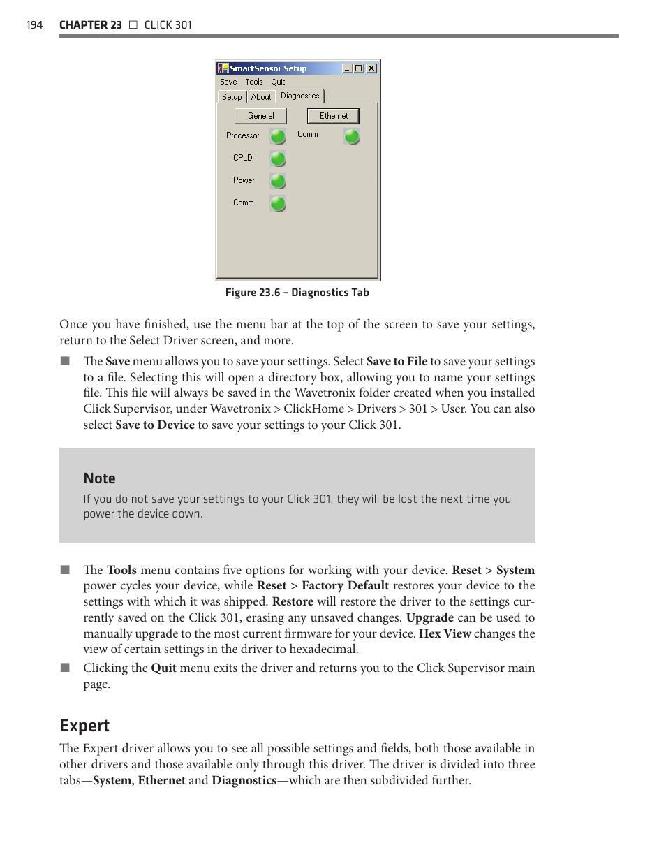 Expert | Wavetronix Click 400 (900 MHz radio) (CLK-400) - User Guide User Manual | Page 195 / 260