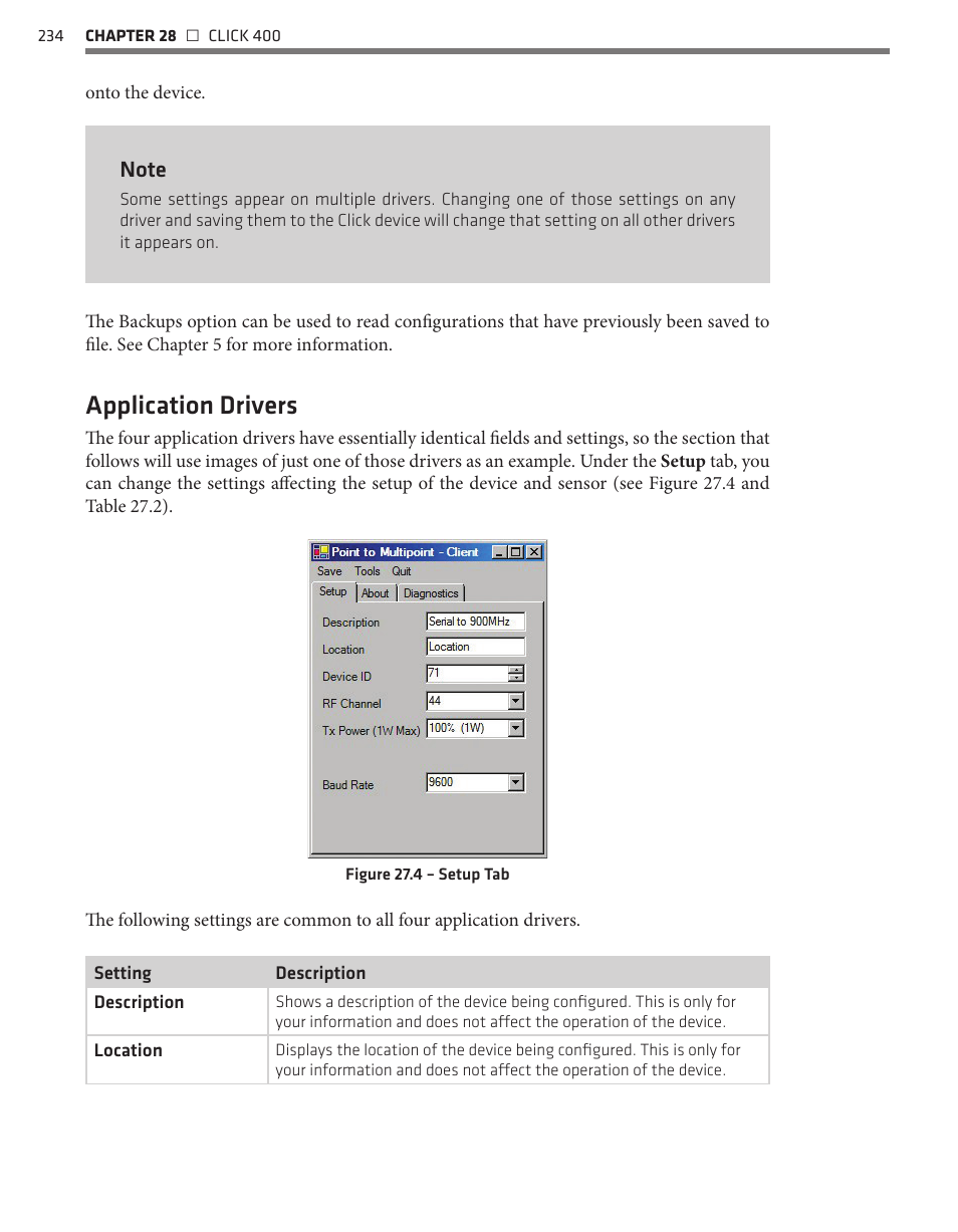 Application drivers | Wavetronix Click 400 (900 MHz radio) (CLK-400) - User Guide User Manual | Page 235 / 260