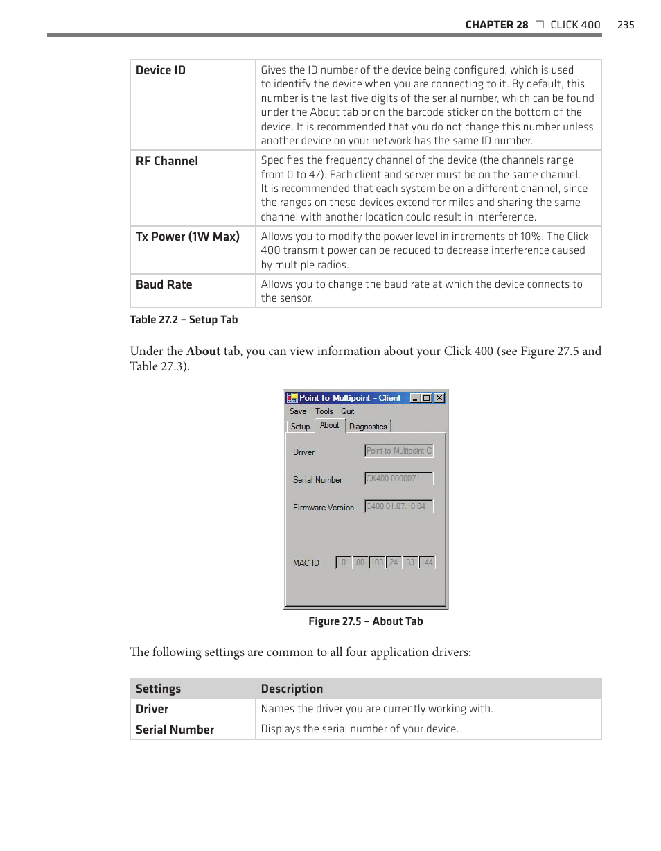 Wavetronix Click 400 (900 MHz radio) (CLK-400) - User Guide User Manual | Page 236 / 260