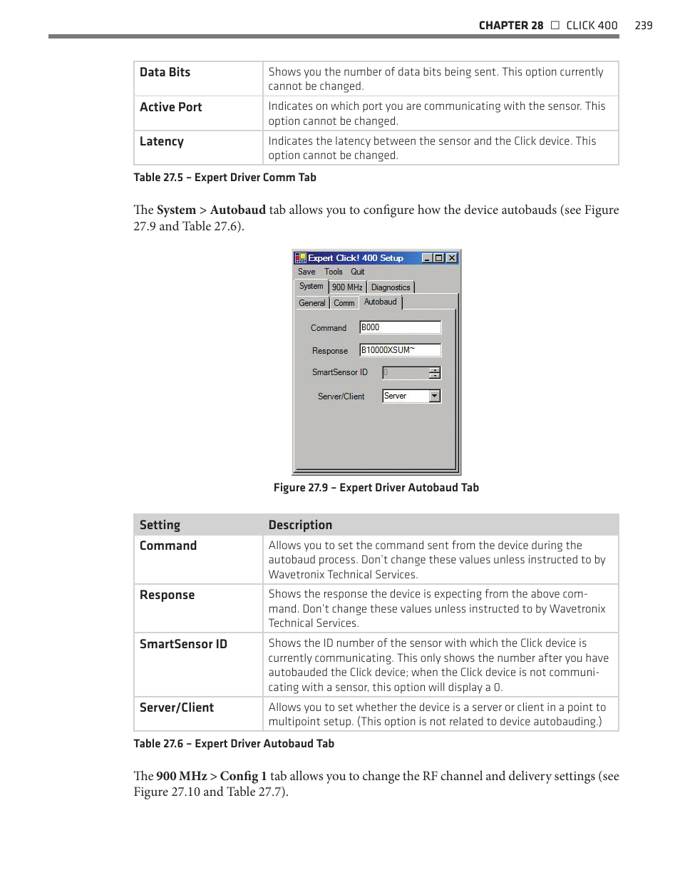 Wavetronix Click 400 (900 MHz radio) (CLK-400) - User Guide User Manual | Page 240 / 260
