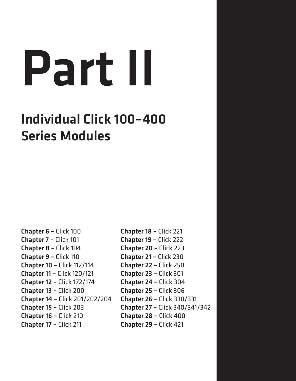 Part ii | Wavetronix Click 400 (900 MHz radio) (CLK-400) - User Guide User Manual | Page 42 / 260
