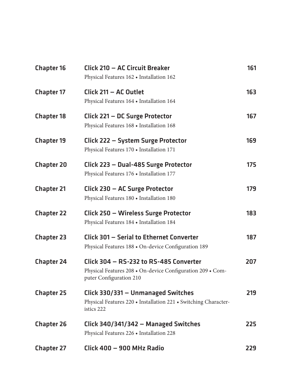 Wavetronix Click 400 (900 MHz radio) (CLK-400) - User Guide User Manual | Page 6 / 260