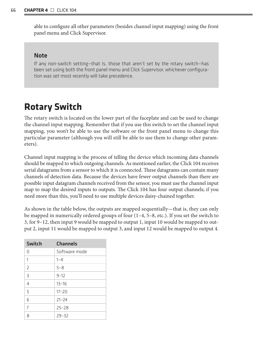 Rotary switch | Wavetronix Click 400 (900 MHz radio) (CLK-400) - User Guide User Manual | Page 67 / 260