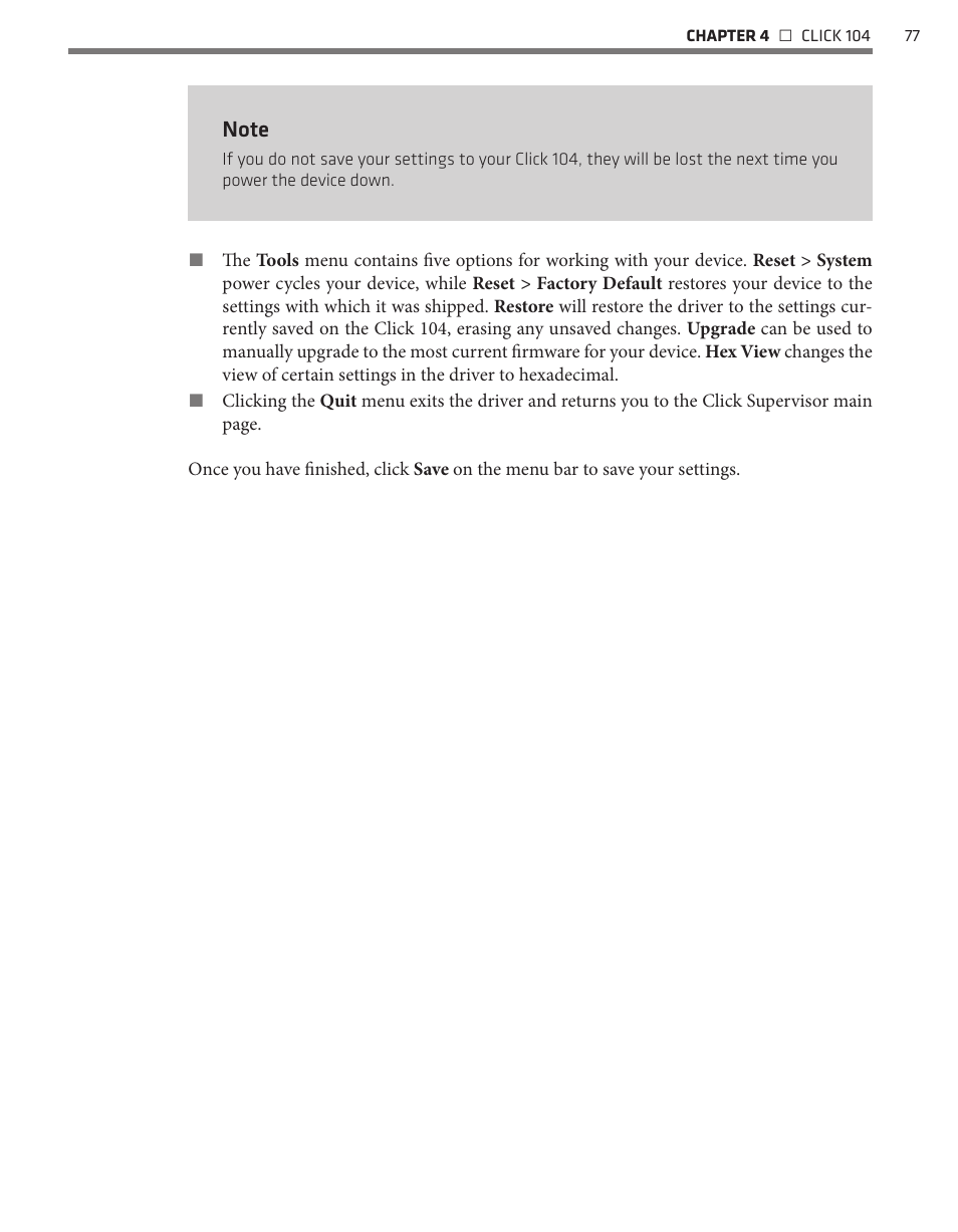 Wavetronix Click 400 (900 MHz radio) (CLK-400) - User Guide User Manual | Page 78 / 260