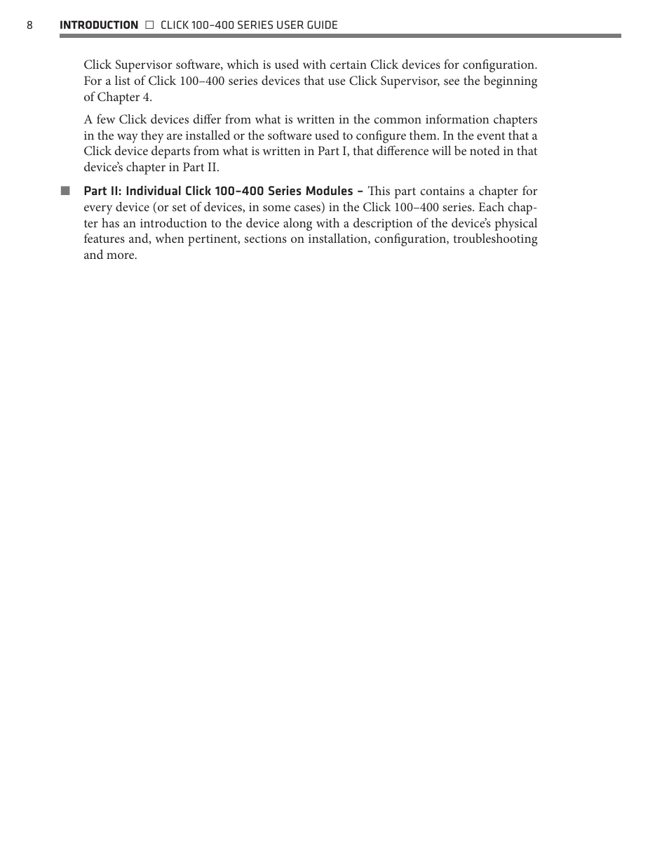 Wavetronix Click 400 (900 MHz radio) (CLK-400) - User Guide User Manual | Page 9 / 260