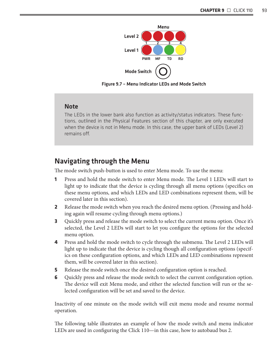 Navigating through the menu | Wavetronix Click 400 (900 MHz radio) (CLK-400) - User Guide User Manual | Page 94 / 260